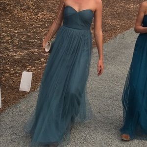 Jenny Yoo Annabelle teal dress